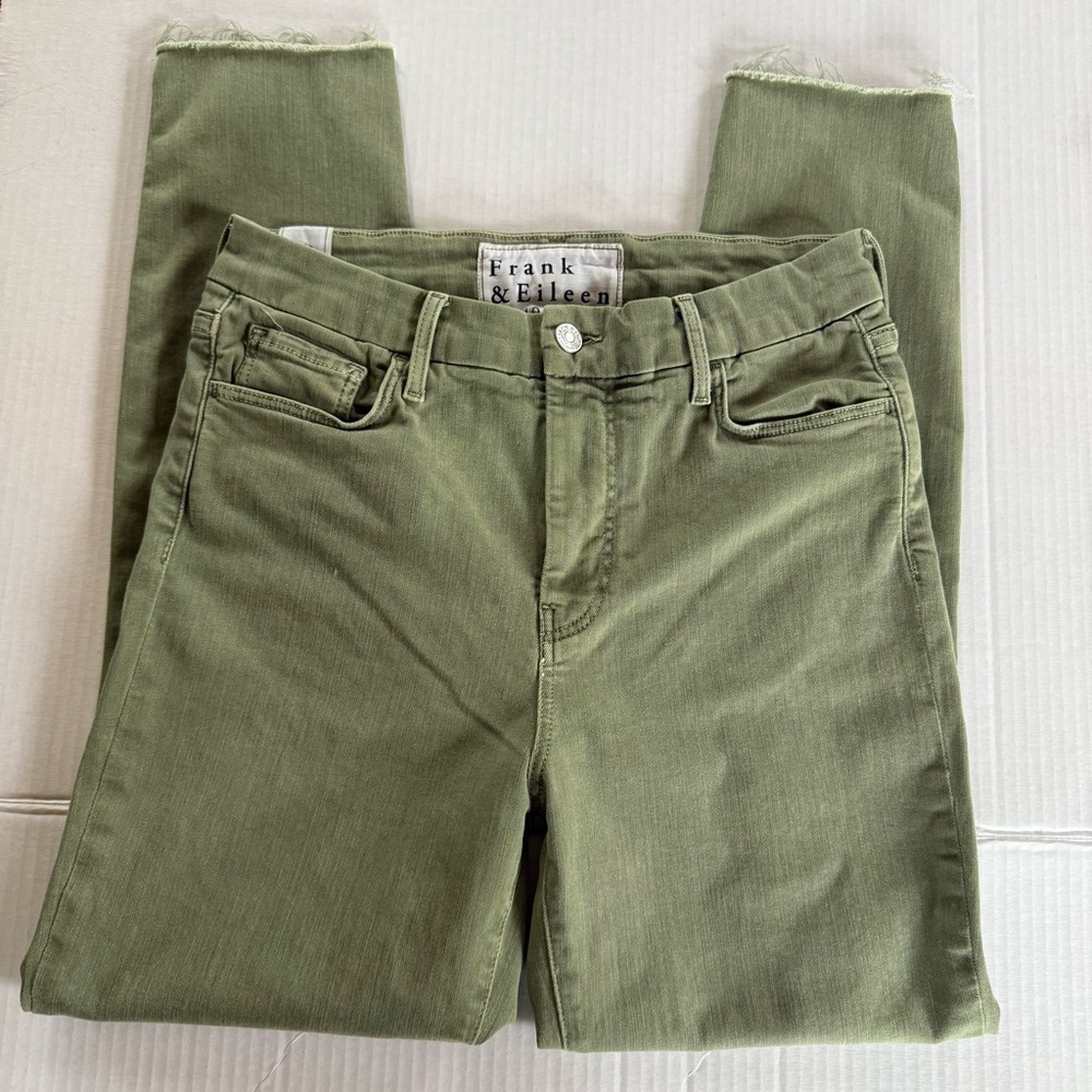 Frank & Eileen Olive Green Sligo Jeans Size 29 - Picture 4 of 11